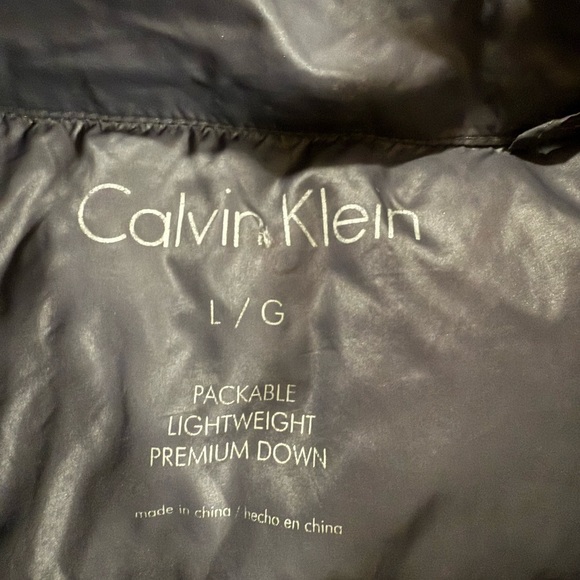 Calvin Klein Gray Packable Down Jacket - Picture 4 of 6